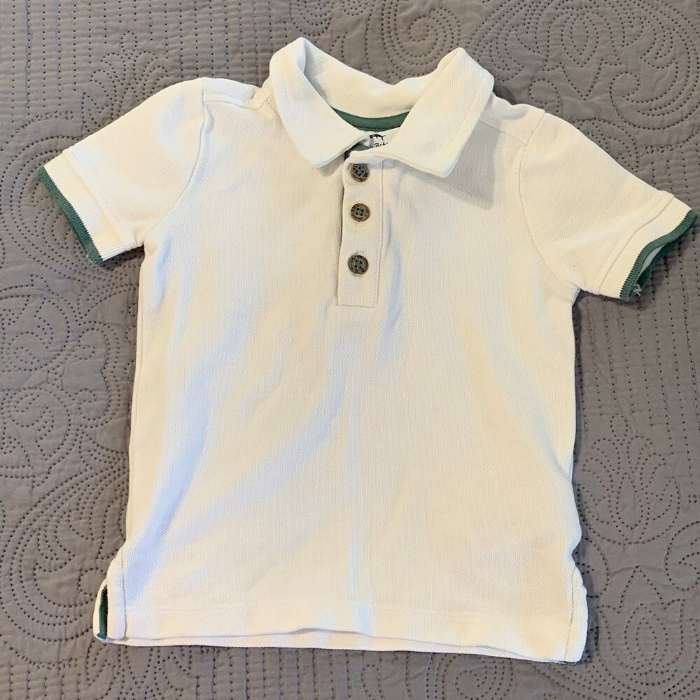 Tommy Bahama Toddler 18M White Polo